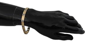 Dolce & Gabbana Silver and Gold 100% Brass Two Tone Designer Link Bracelet