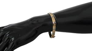 Silver and Gold 100% Brass Two Tone Designer Link Bracelet