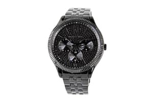 Michael Kors (MK4472) Benning Women's Chronograph Black Glitz Bracelet Watch