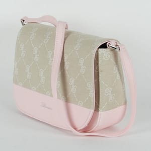 Pink/Beige Shoulder Bag