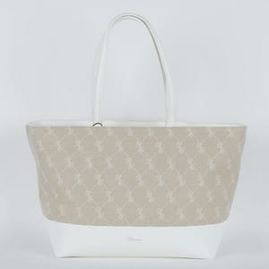 Blumarine White/Beige Shopping Bag