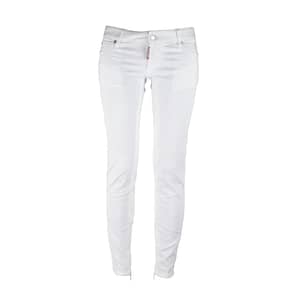 Dsquared2 White Cotton Women's Jeans