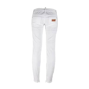 White Cotton Women's Jeans