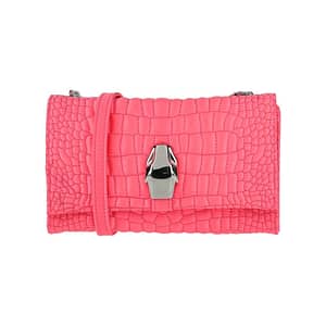 Cavalli Class Pink Polyester Shoulder Bag
