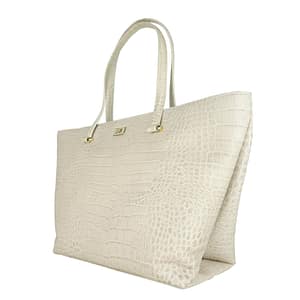 White Calf Leather Handbag
