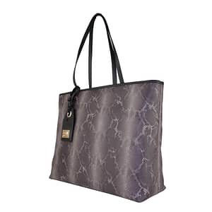 Brown Snake Texture Shopping Handbag