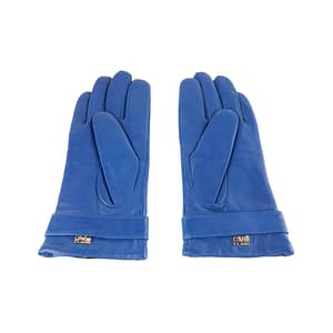 Blue Cqz.001 Lamb Leather Gloves