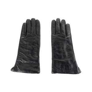 Cavalli Class Black Clt.012 Lamb Leather Gloves