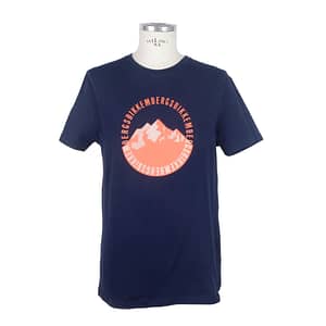 Bikkembergs Blue Cotton Print T-shirt