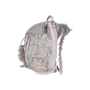 Multicolor Pink Calf Leather Backpack
