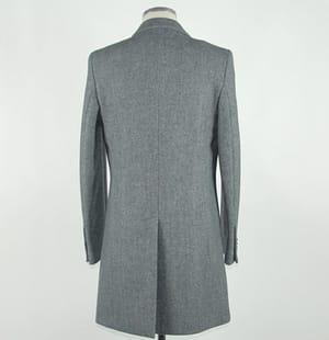 Grey Wool Jacket Coat