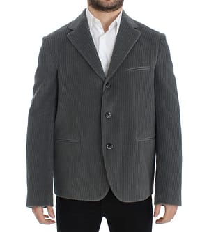 Dolce & Gabbana Gray manchester cotton blazer