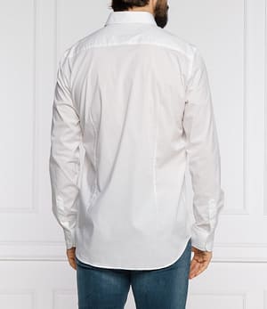 White Cotton Logo Shirt