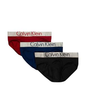 Calvin Klein Underwear Intimo HIP BRIEF 3PK RUSTIC