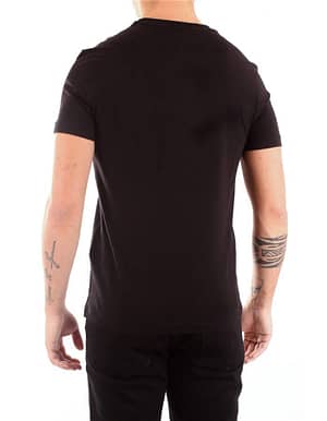 Black Cotton Logo T-shirt