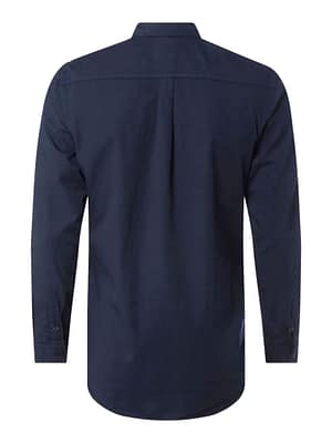 Blue Cotton Long Sleeved Shirt