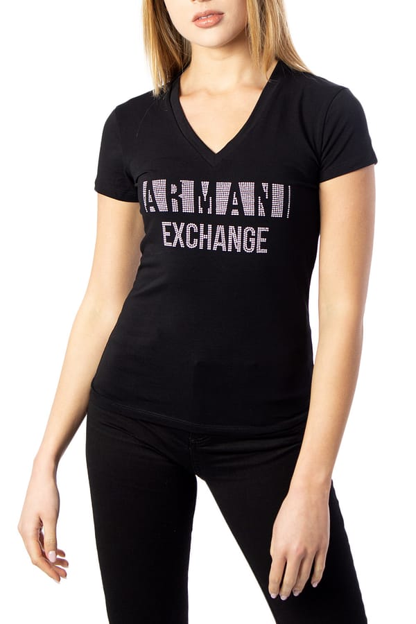 Armani exchange armani exchange t-shirt wh7-scollo_a_v_slim_fit_9