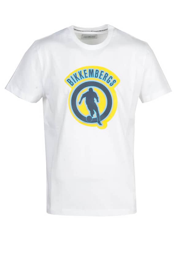 Bikkembergs bikkembergs t-shirt wh7_glx-839108_bianco