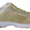 Plein Sport Gold Polyester Gretel Sneakers Shoes