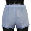 Blue Lace Cotton Shorts Underwear