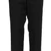 BENCIVENGA Black Wool Capri Dress Pants