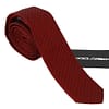 Dolce & Gabbana Red Patterned Classic Mens Slim Necktie Tie