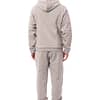 Gray Cotton Hooded Sweatsuit