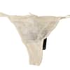 White Floral Mesh Thong String Panty Underwear