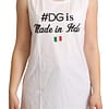 Dolce & Gabbana White Cotton #DG Motive Tank Top T-shirt