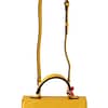 Yellow Leather Top Handle Women Shoulder Crossbody Bag