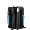 Large Midnight Colorblock Smooth Leather Track Backpack Book Bag