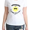 Moschino White Cotton Sunny Milano Print T-shirt