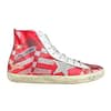 Golden Goose Red Leather Sneakers