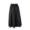 Black Flared Embellished Skirt