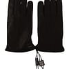 Dolce & Gabbana Black Leather Lamb Skin Biker Gloves