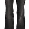 Dolce & Gabbana Black Washed Mid Waist Flared Denim Casual Jeans