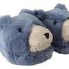 Blue Teddy Bear Slippers Sandals Shoes
