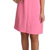 Pink Shift Sleeveless Knee Length Dress