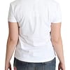 White Cotton Sunny Milano Print T-shirt