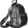 Black Polyurethane Backpack