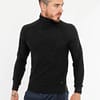Yes Zee Black Viscose Sweater