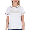 Frankie Morello White Cotton Tops & T-Shirt
