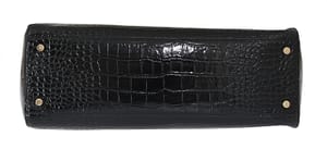 Black Elissa Bristol Drive Croc Hand Bag