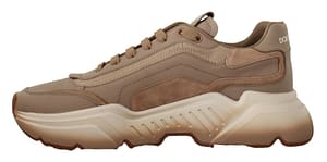 Beige Leather Sport DAYMASTER Sneakers Shoes