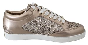 Jimmy Choo Miami Ballet Pink Leather Sneakers