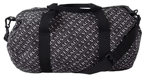 Versace Black Nylon Travel Bag