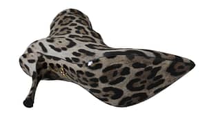 Brown Leopard Soc Stretch Jersey Shoes Boots
