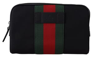 Gucci Nylon Web Red Green Waist Belt Bag