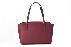 Emerson Saffiano Leather Small Top Zip Tote Handbag
