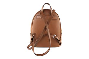 Adina Medium Pebbled Leather Convertible Backpack Bookbag (Luggage Solid)